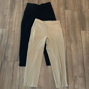 2 pairs of Banana Republic Hayden dress pants. Size 6 petite.